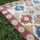 Vintage Turkish Oushak rug 190x205 cm