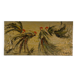 Enamelled canvas roosters by DEFFP 13 2000’s