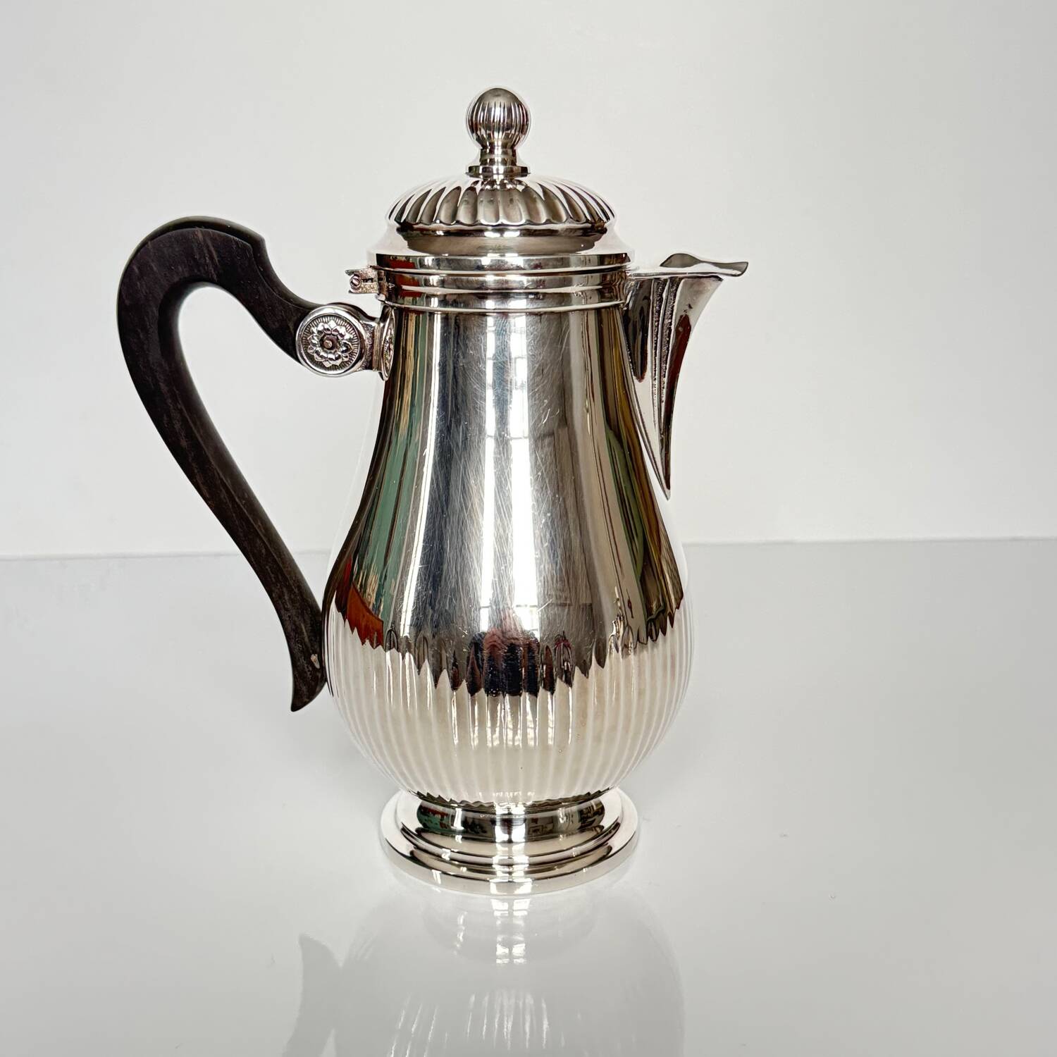 Christofle Gallia silver-plated milk jug and jug, 1920s