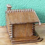 Cigarette display, miniature chalet