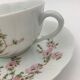 Sept tasses à thé café en porcelaine décor amandine bernardaud Limoges France - Années 1970