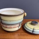Art deco ceramic candy or cookie jar