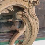 Console Louis XV en bois naturel XIXème