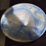 Murano frosted glass bowl