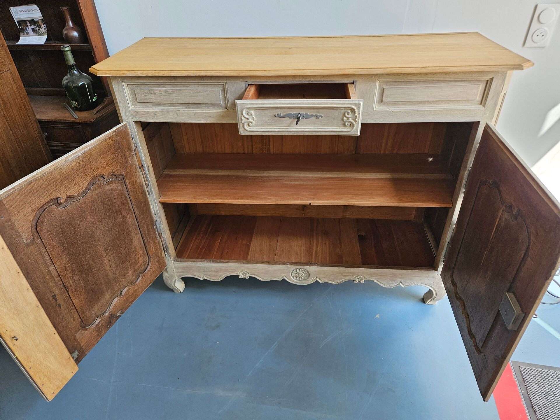 Restored wooden buffet
