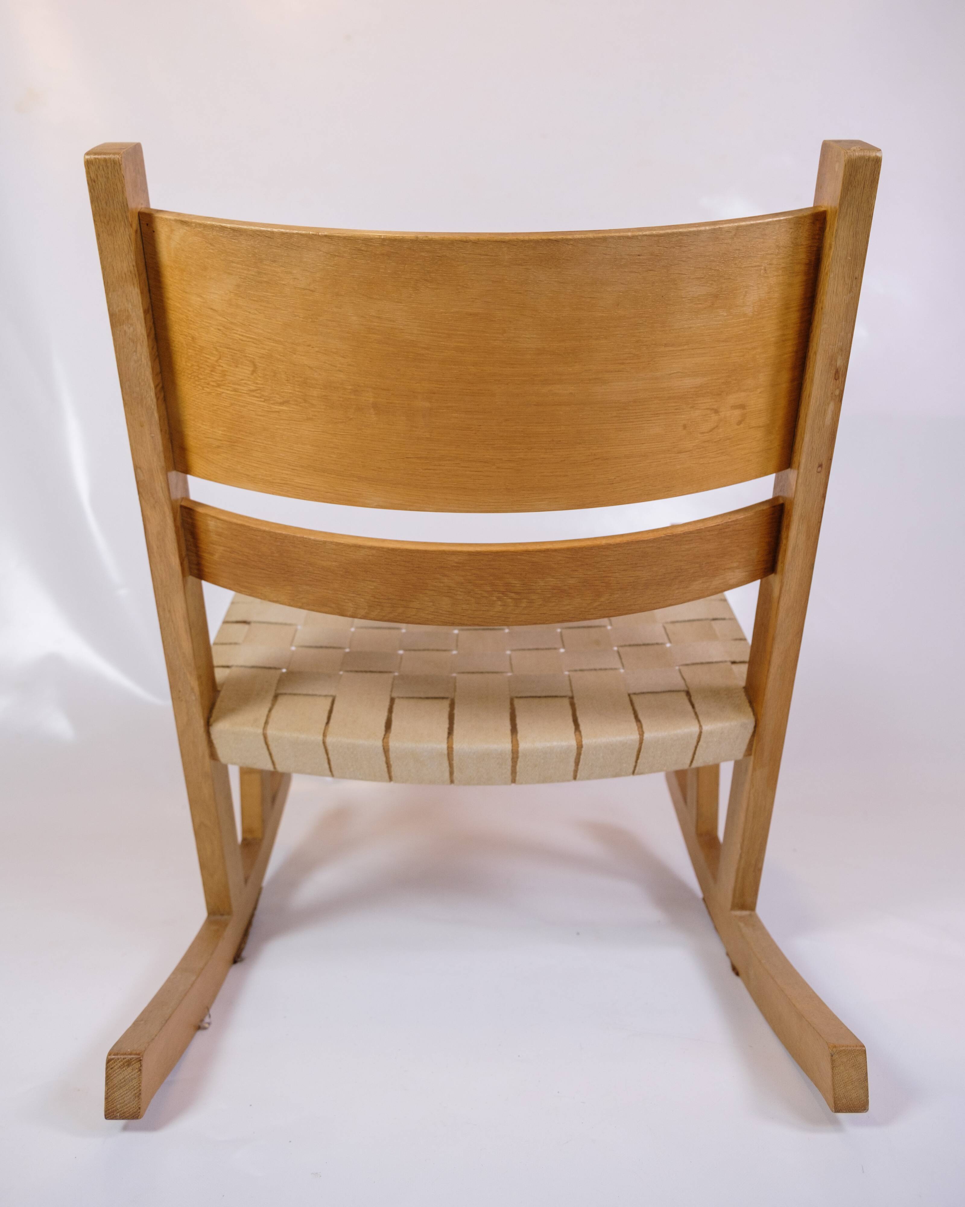 Rocking Chair Model GE674 Made In Olied Oak By Hans J. Wegner For Getama