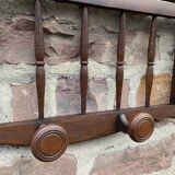 Coat hooks wall-mounted coat rack in rustic wood french coat rack 70s