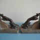 pair of art deco greyhound bookends bronze marble antique pair of bookends