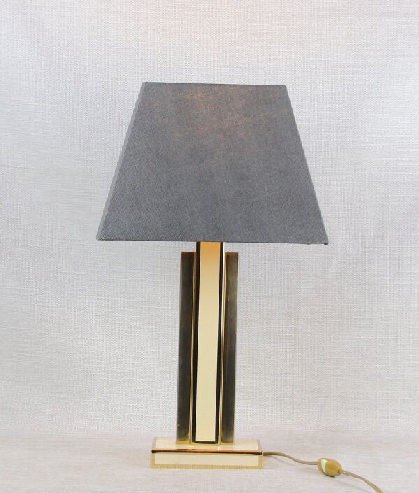 Maison Lancel, Lampe de table, style Hollywood Regency des années 1970