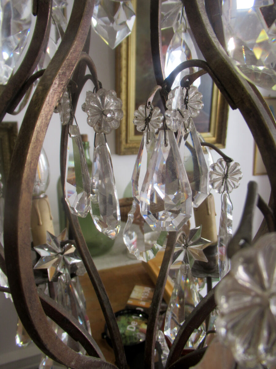 Chandelier with tassels