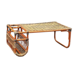 Vintage rattan coffee table