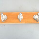 Coat rack 3 hooks  school communities Vntage