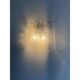 Hammered Strips listelli Murano Glass Wall Sconce by Simoeng