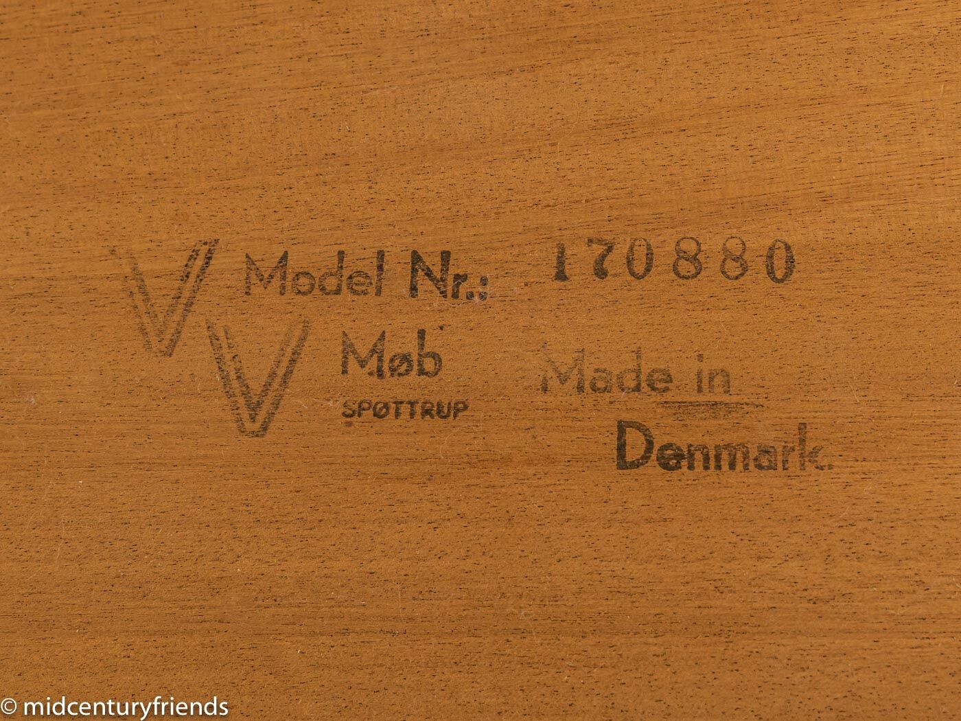 1960s dining table, Spøttrup
