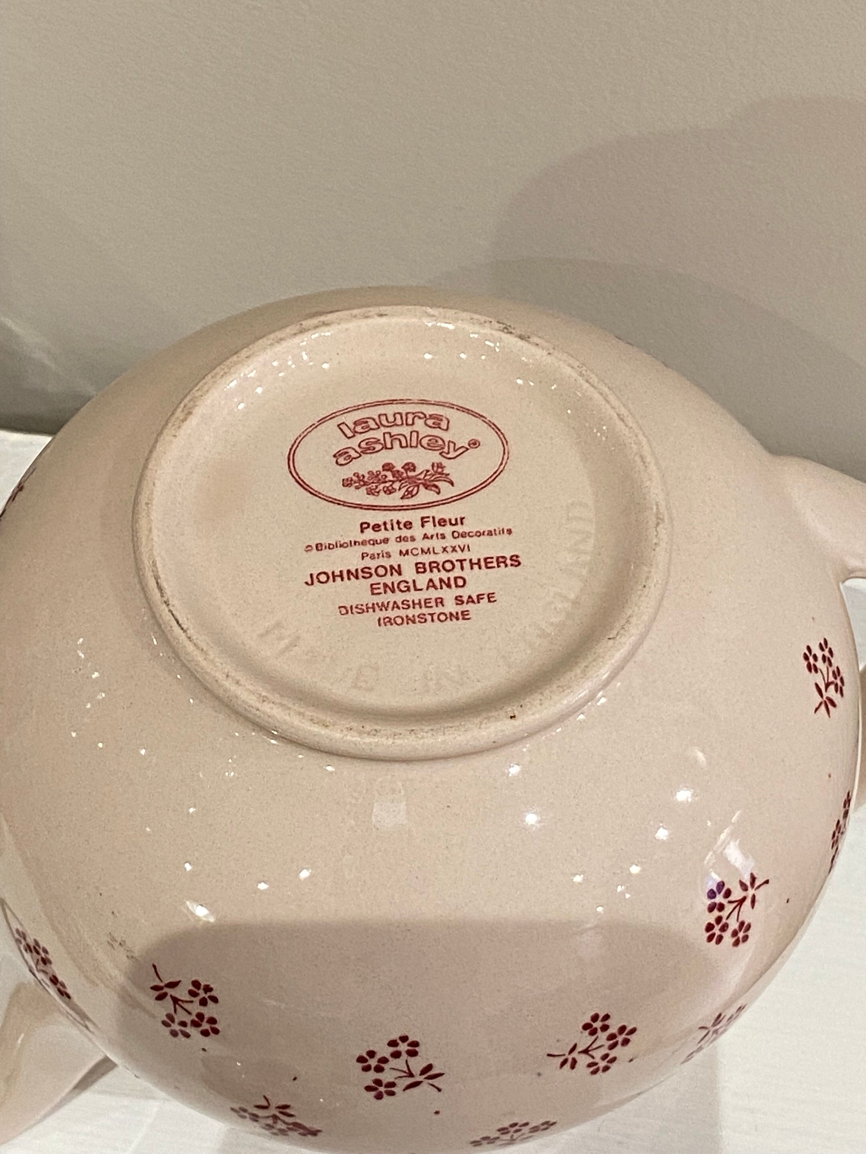 Johnson Brothers Pink Flowers Teapot