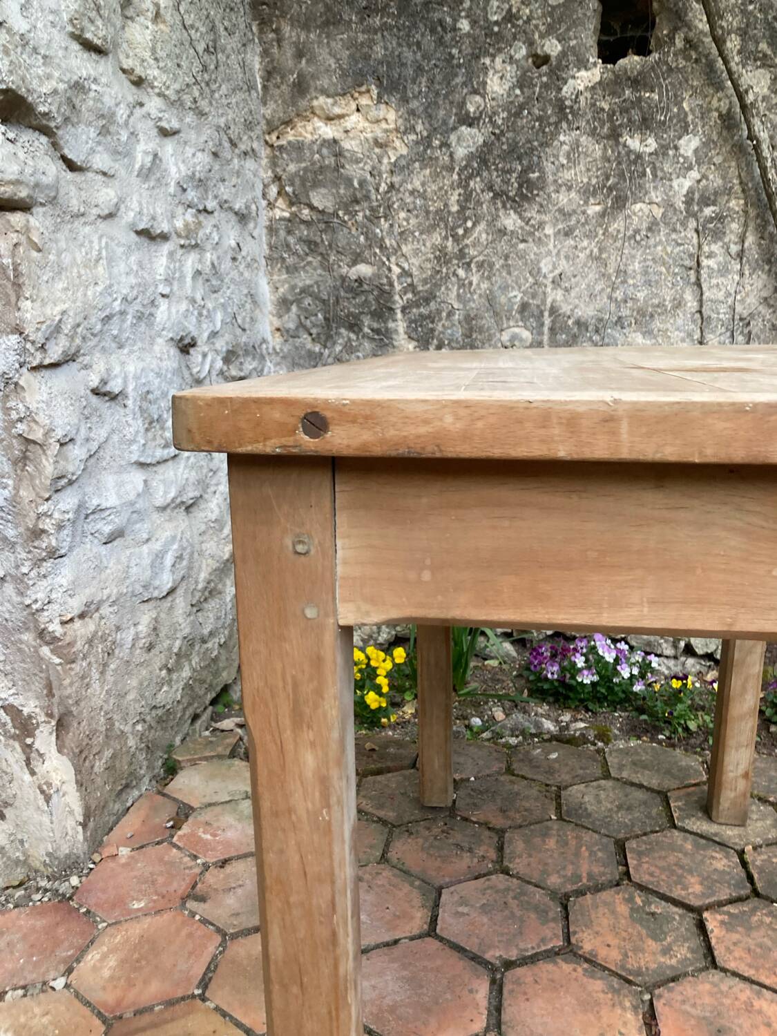 Old farmhouse table