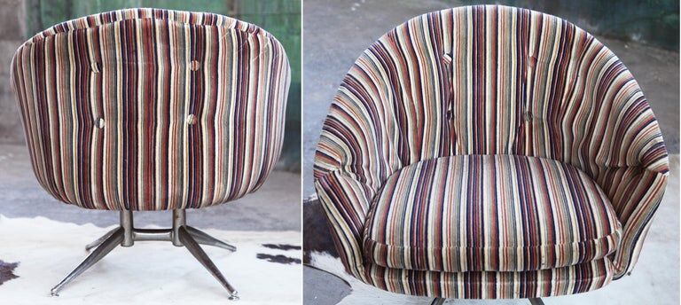 Paire de chaises Lehigh Leopold pour Ward Bennett 1970s