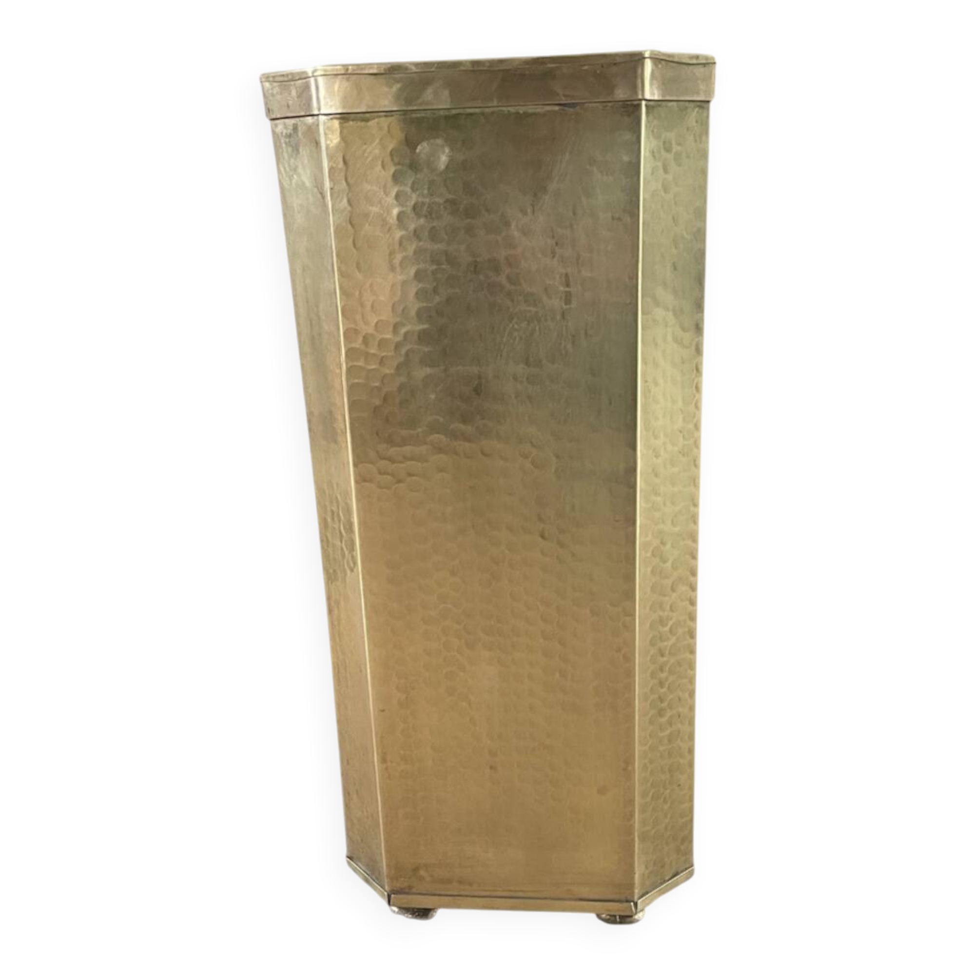 Vintage brass Italian umbrella stand