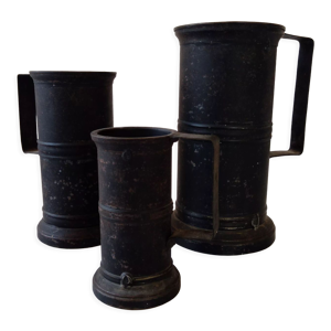 lot de trois chopes en