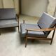 Pair of Scandinavian armchairs by Grete Jalk