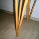 Rattan and wood desk