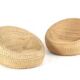 Set of 2 vintage Ikea wicker armchairs "donut"