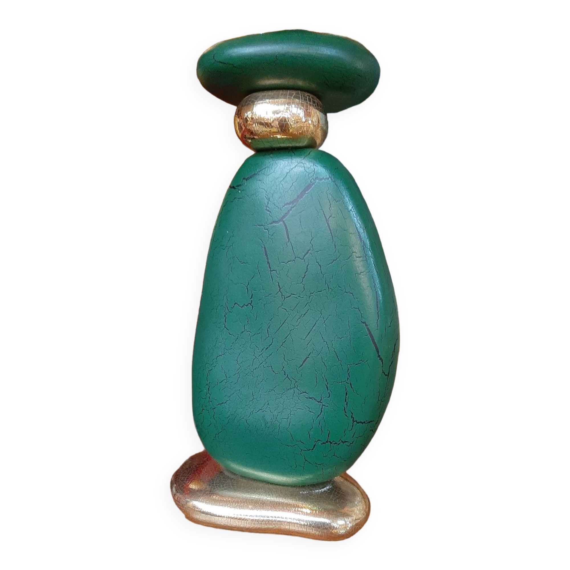 Green and gold lamp françois chatain