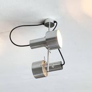 Mid-century minimalist double chandeliers FA2 by Peter Nelson for Architectural Lighting Company, England, 1960s, set of 2.