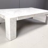 Vintage marble coffee table, 1970s