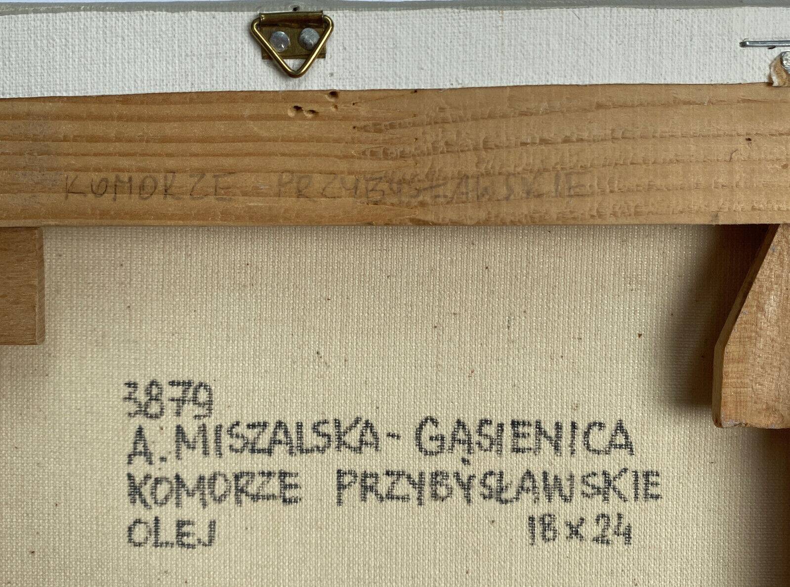 Pendant of hst paintings "landscape" by anna miszalska-gąsienica (1962)