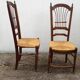 Chaises paillées
