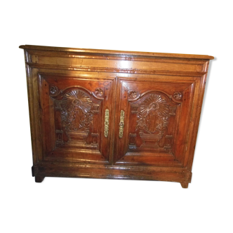 Buffet, 19th century chestnut buffet, very decorative