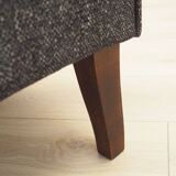 Grey armchair, Italian design, 1970s, production: Italy