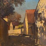 HSP painting "Savigny" (Côte d'Or) by Gaetan Montagney