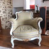 Louis XV rococo sofa and armchair