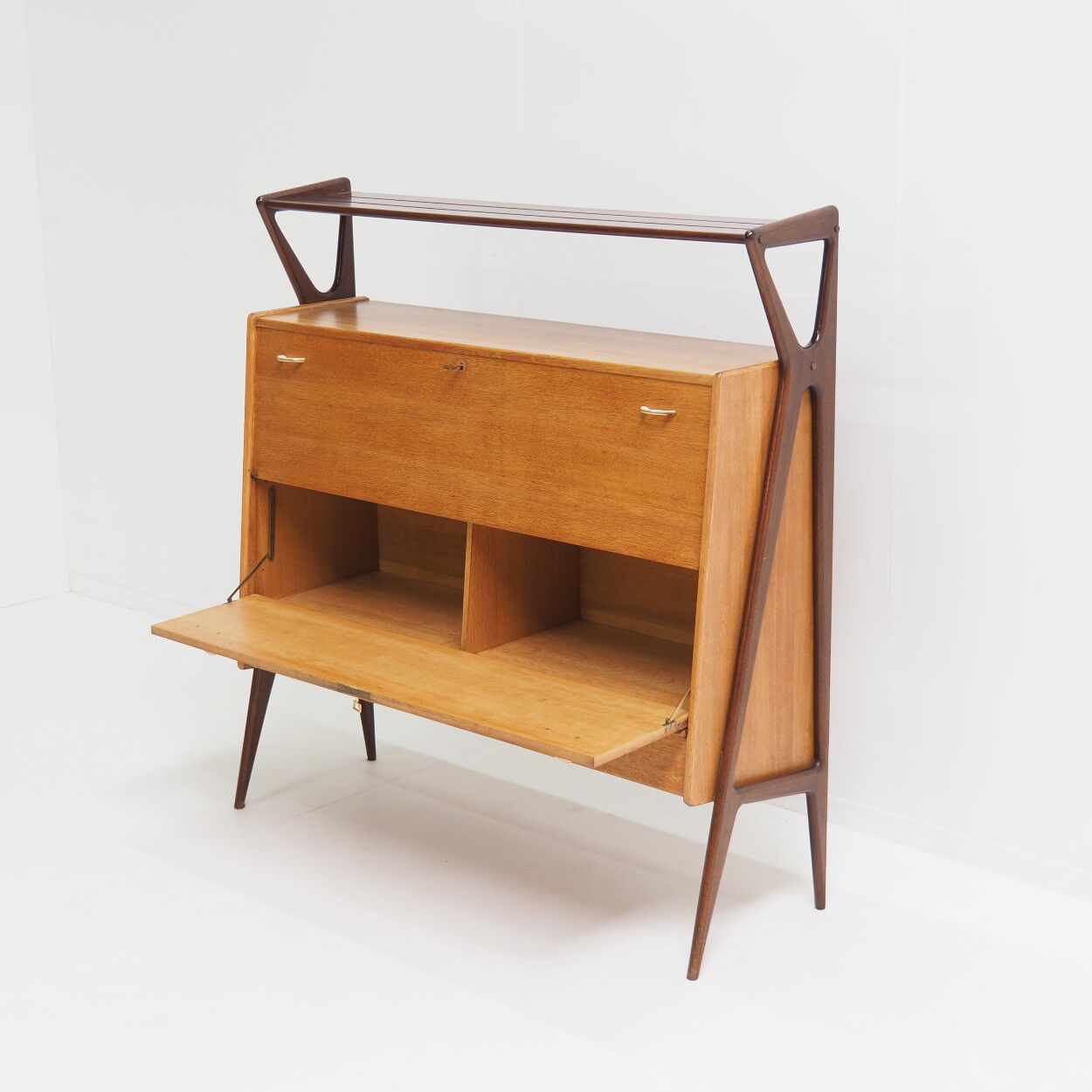Bar cabinet by Louis Paolozzi for René Godfrid, 1950s