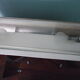 Pharmacy cabinet, 3 mirror doors, double lighting, power outlet and Bakelite switch