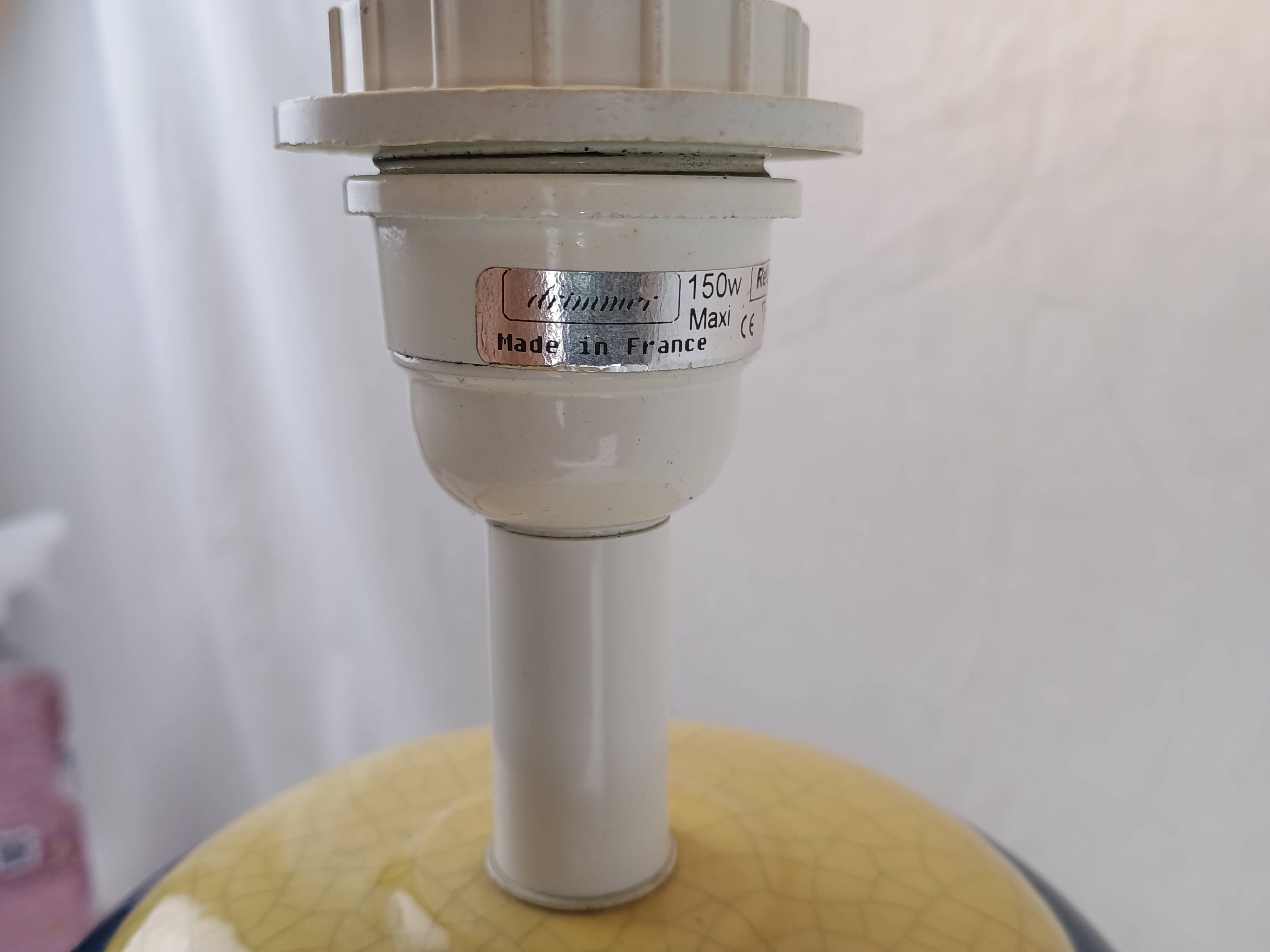 "Van Gogh" lamp signed Louis Drimmer, French design from the 1970s.