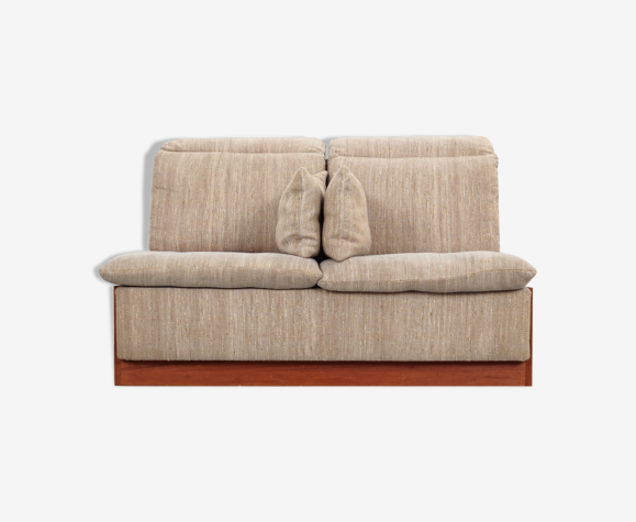 Canapé en teck, design danois, années 1970, production: Danemark