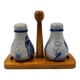 Alsatian stoneware pepper and salt set