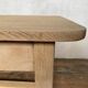 Table bistrot table de ferme en chêne massif sablé Longueur 210 cm - Largeur 106 cm - Hauteur 78 cm