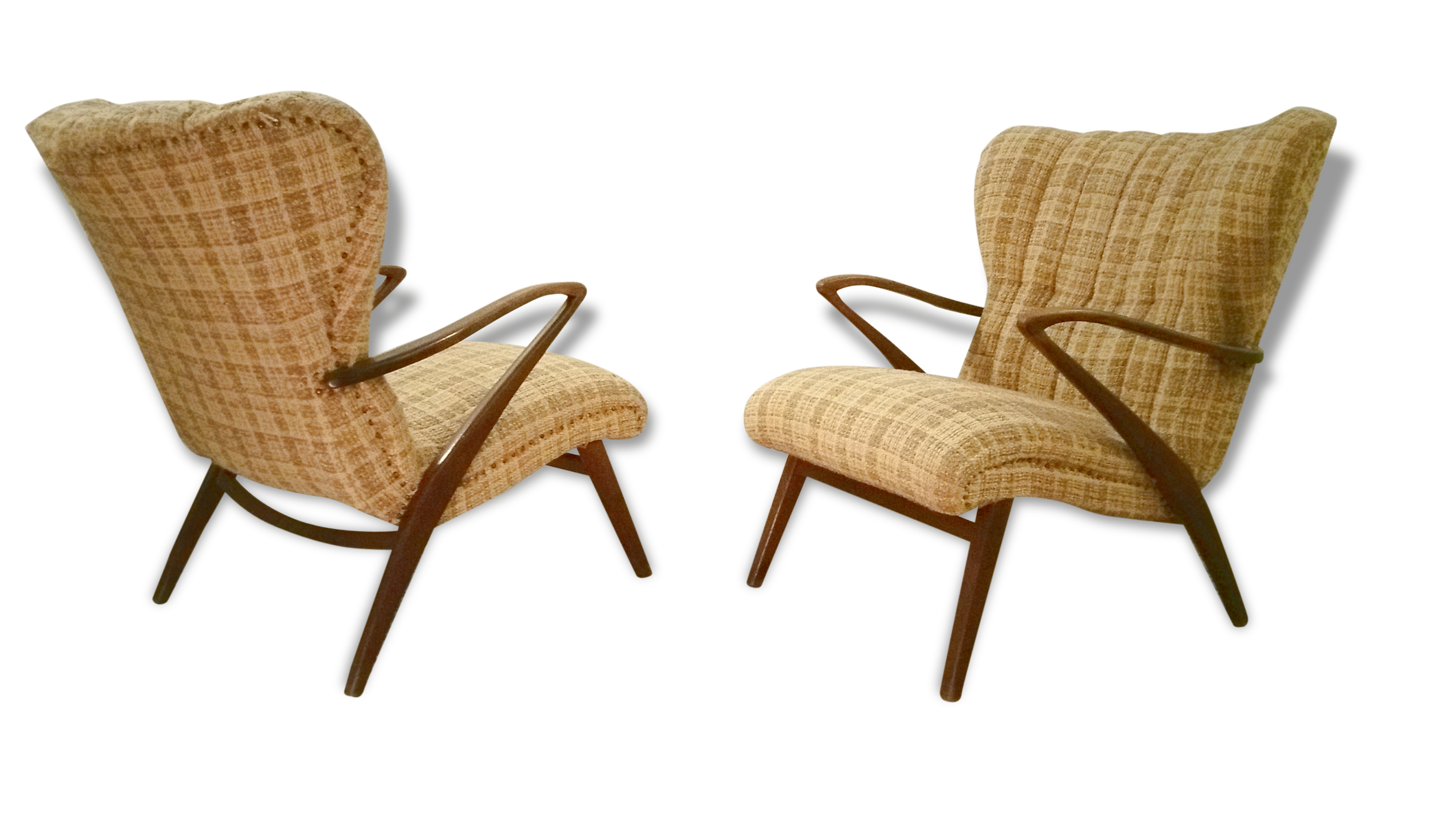 Pair of Chair Zig Zag vintage 50 60 year