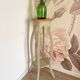 Plant stand/side table, redesigned in Artichoke Cream