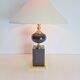 Vintage Regency Brass Table Lamp from Le Dauphin, 1970s