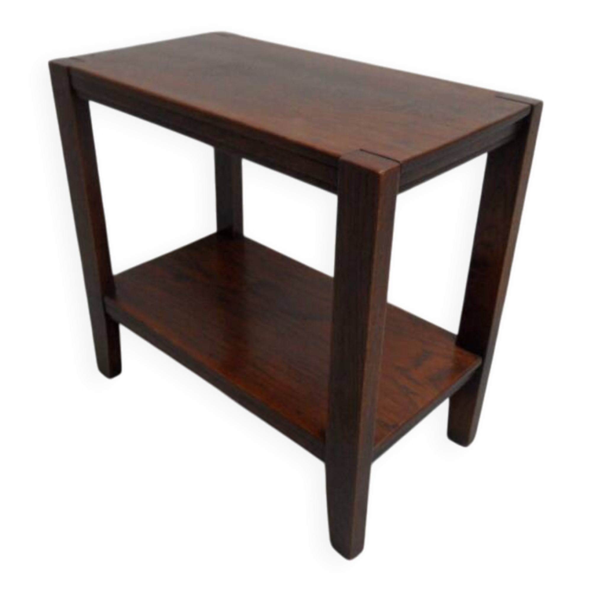 Table d'appoint, console vintage en chêne