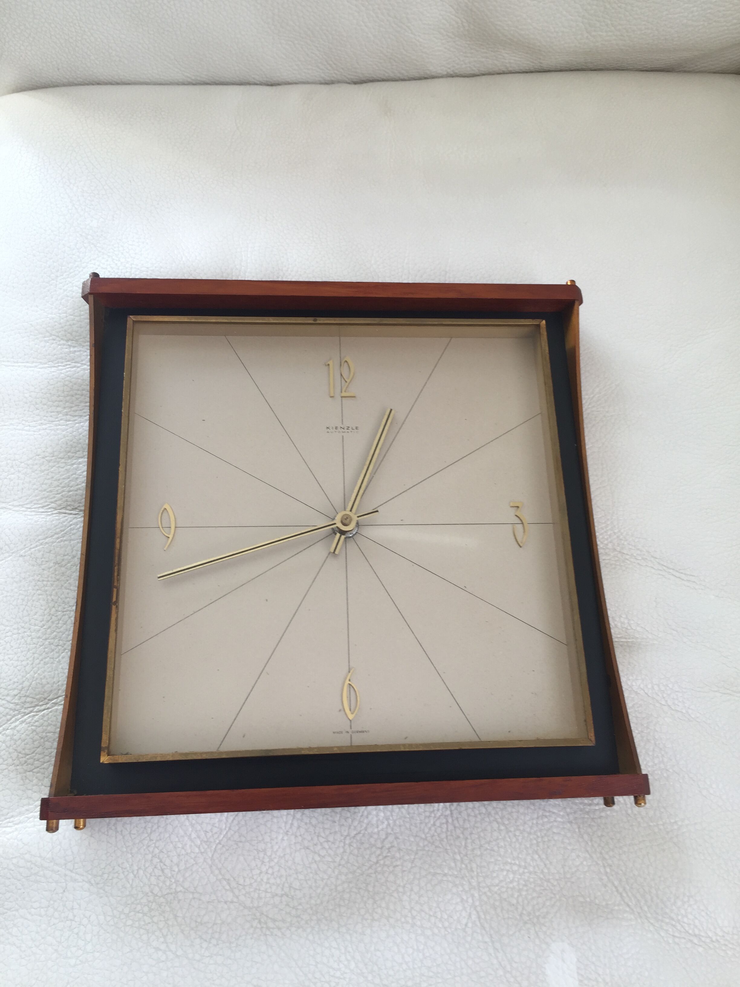 Vintage Kienzle wall or laying clock