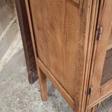 Old glass sideboard on legs