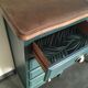 Chiffonnier 5 sage green drawers