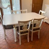 Dining table and 6 chairs