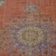Orange Anatolian Vintage Turkish Rug sku 734